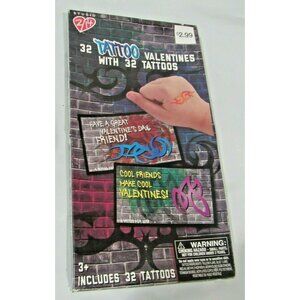 2/14 Studio Valentine's Day 32 Cards and 32 Tattoo's Brick Wall Package